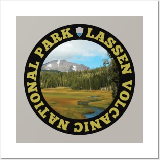 Lassen Volcanic National Park circle Posters and Art